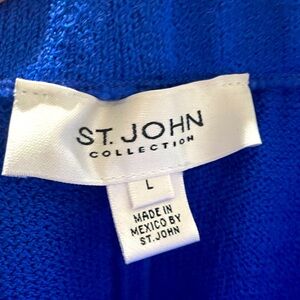 St. John Royal Blue Skirt Sz L